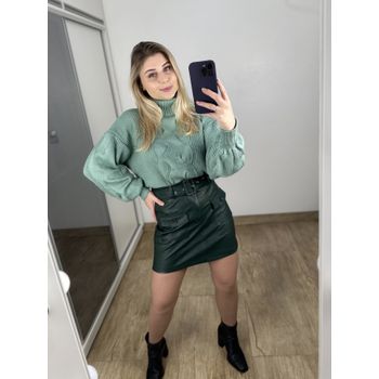 Saia Courino Bliss Verde Militar