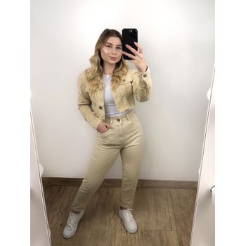 Calça Jeans Emma Bege