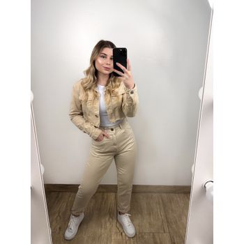 Calça Jeans Emma Bege