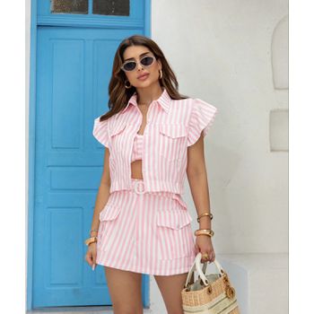 Conjunto Lana Rosa