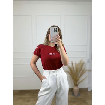 T-shirt Frases Bordo