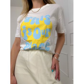 T-shirt Place Azul