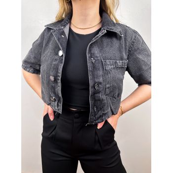Jaqueta Jeans Estonado