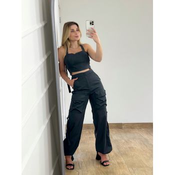 Conjunto Amabeli Chumbo