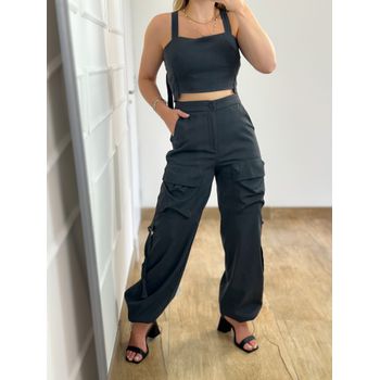 Conjunto Amabeli Chumbo