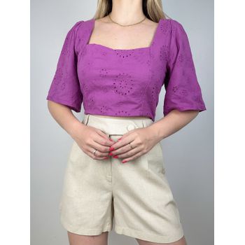 Cropped Laise Fúcsia