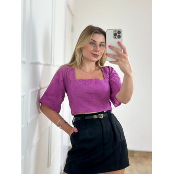 Cropped Laise Fúcsia