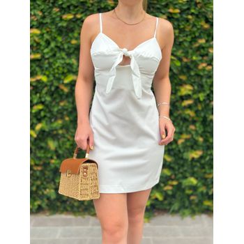 Vestido Alfaiataria Top Branco