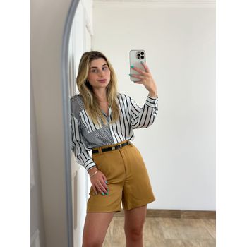 Camisa Listras Preto