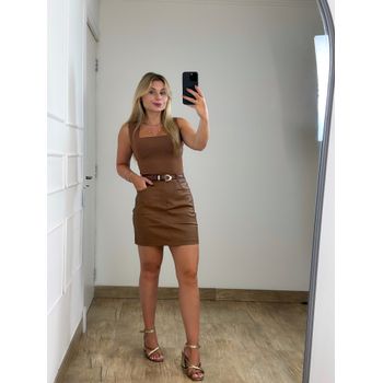 Saia Courino Resinada Caramelo