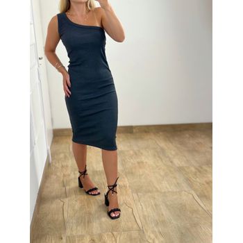 Vestido Ribana Chumbo