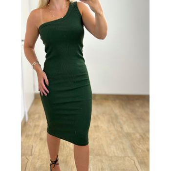 Vestido Ribana Verde Militar