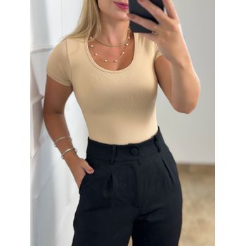 Body Modelador Bege