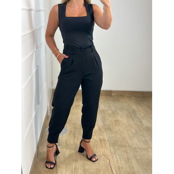 Calça Cenoura Alfaiataria Preta