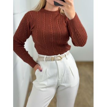 Blusa Modal Antonia Marrom