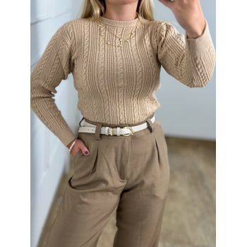 Blusa Modal Antonia Areia