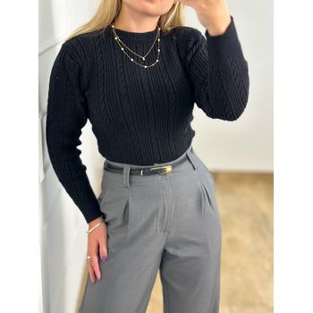Blusa Modal Antonia Preta