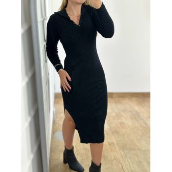 Vestido Modal Polo Preto