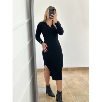 Vestido Modal Polo Preto