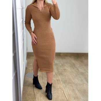 Vestido Modal Polo Bege