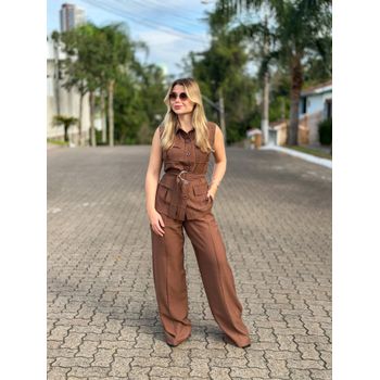 Conjunto Alfaiataria Marrom