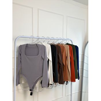 Body Liza Manga Longa Off White
