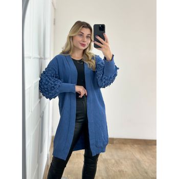 Casaco Modal Liandra Azul