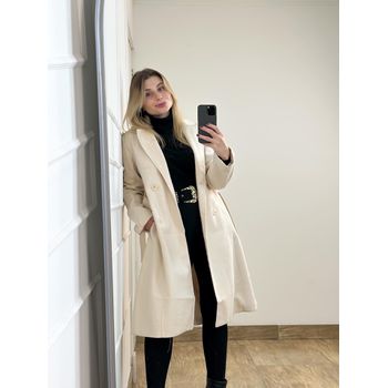Sobretudo Alongado Off White