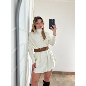Poncho Modal Off White