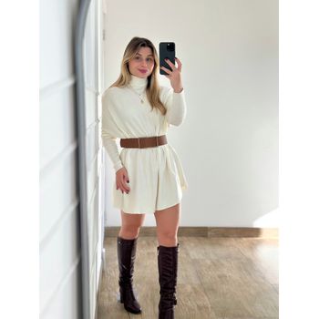 Poncho Modal Off White