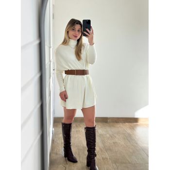 Poncho Modal Off White