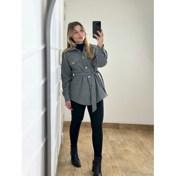 Casaco Parka Cinza