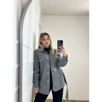 Casaco Parka Cinza