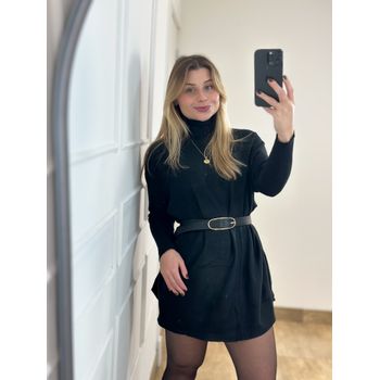 Poncho Modal Preto