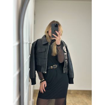 Vestido Tule Preto