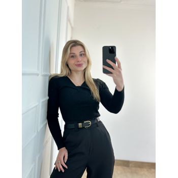 Blusa Modal Preta