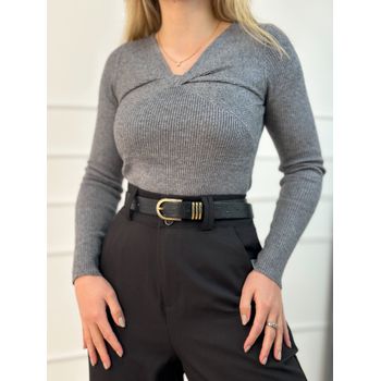 Blusa Modal Cinza