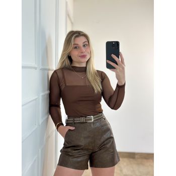 Short Courino Marrom