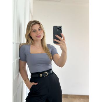 Blusa Liza Cinza