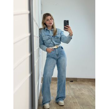 Calça jeans Wide Leg Clara