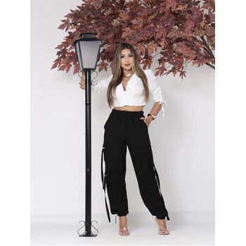 Calça Cargo Preta