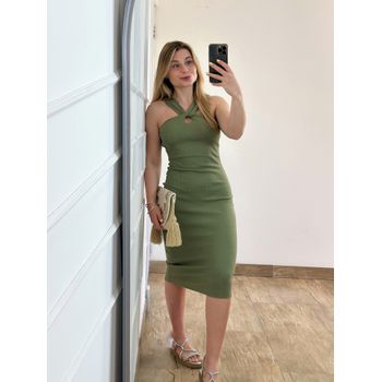 Vestido Ribana Midi Verde