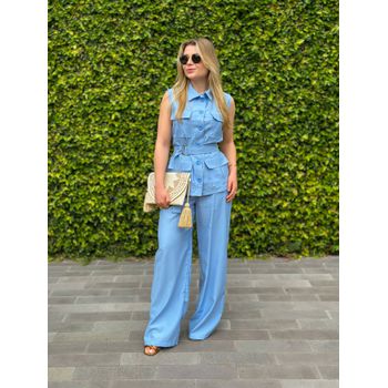 Conjunto Alfaiataria Azul