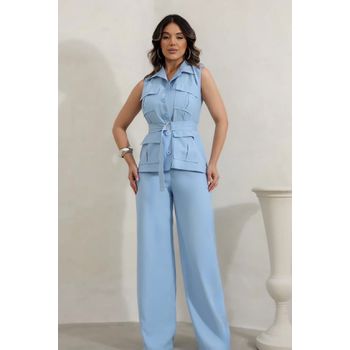 Conjunto Alfaiataria Azul