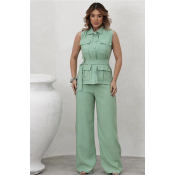 Conjunto Alfaiataria Verde