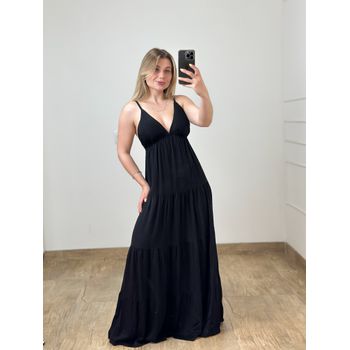 Vestido Longo Preto
