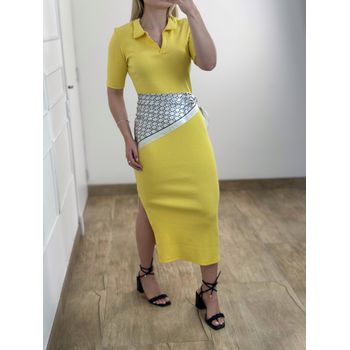 Vestido Ribana Polo Amarelo