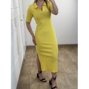 Vestido Ribana Polo Amarelo