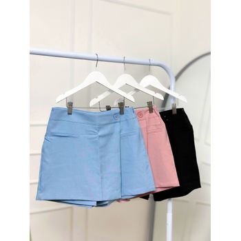 Short Saia Alfaiataria Azul
