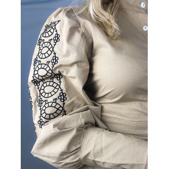 Conjunto Damares Bege